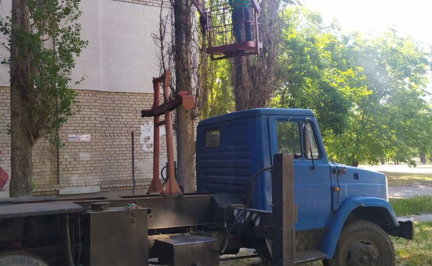 Виконано роботи зі зносу сухих та аварійних дерев Виконано роботи зі зносу сухих та аварійних дерев