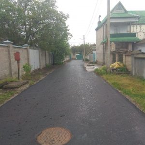 Капітальний ремонт дороги по провулку 1 Електронний завершено