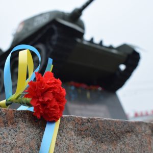 Покладання квітів на честь 75 річниці визволення України