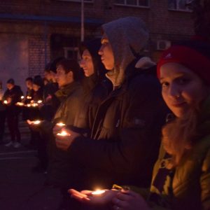 Акція запалювання свічок в знак пам’яті загиблих та постраждалих від домашнього насилля